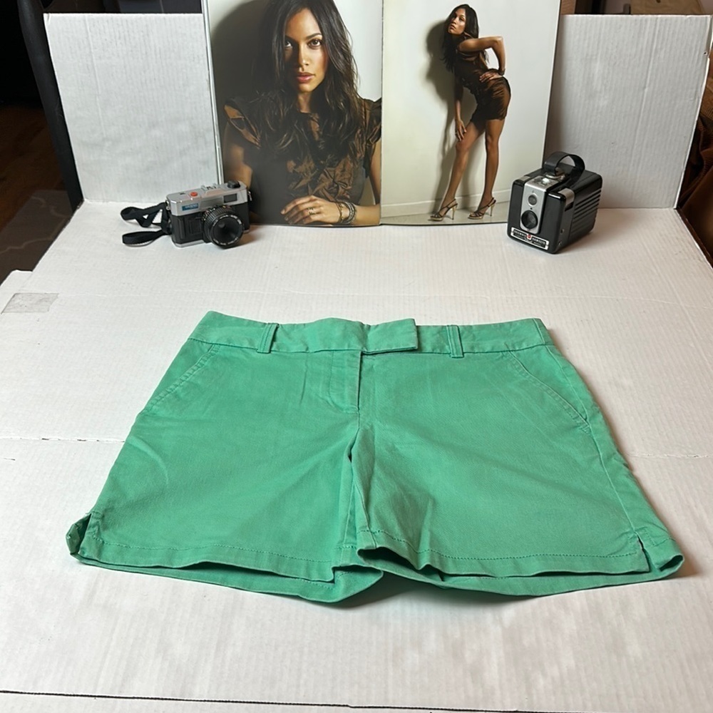 Coastal Preppy Mint Shorts | Riviera Chino Summer Golf Resort · LOFT - Picture 2 of 11